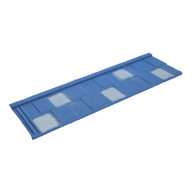Roofing Sheet Shingle Stone Color Coated Metal Roof Tiles