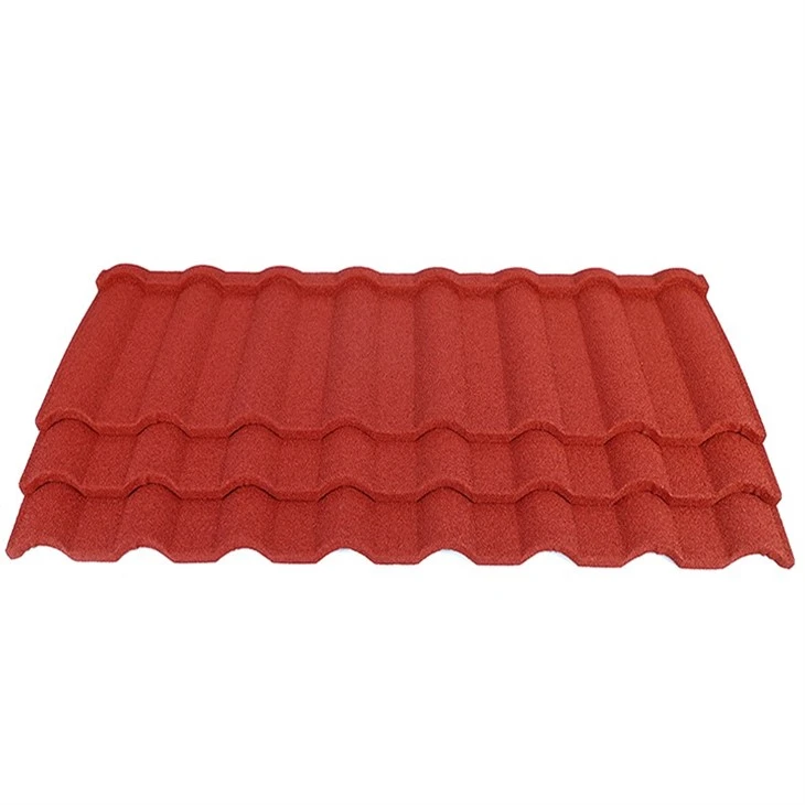 Metal Roofing Tiles With Stone Granule Coating factory