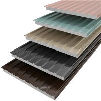 Úti Great Wall Polyurethane Sandwich Panel Notað Villa